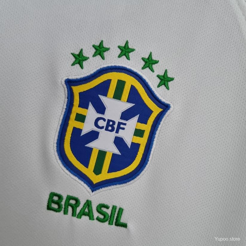 Camisa Brasil Edição Especial 100 Anos Torcedor - Branca