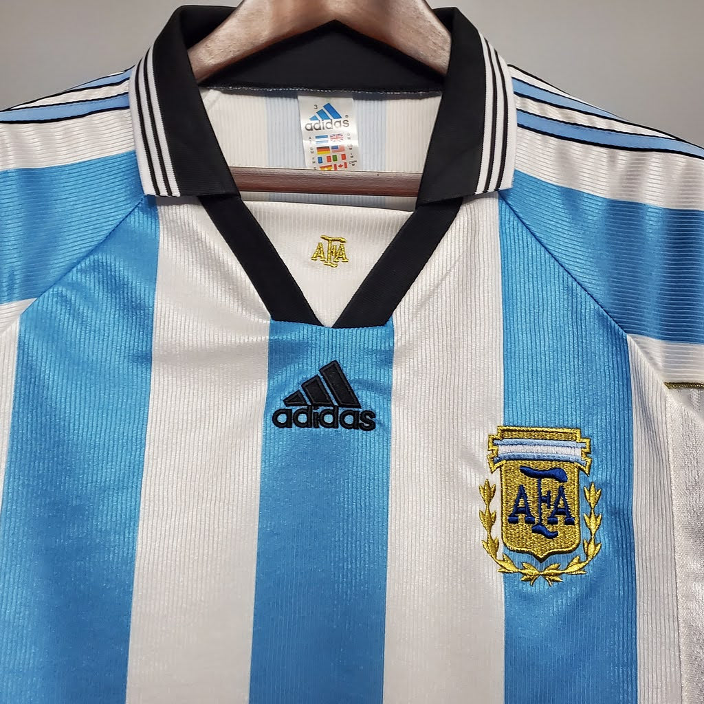 Camisa Seleção Argentina Retrô 1998 Torcedor - CASA