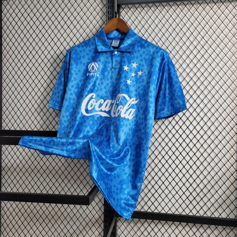 Camisa Cruzeiro Retro 1992/93 - Coca-Cola (Edição Estrelada)